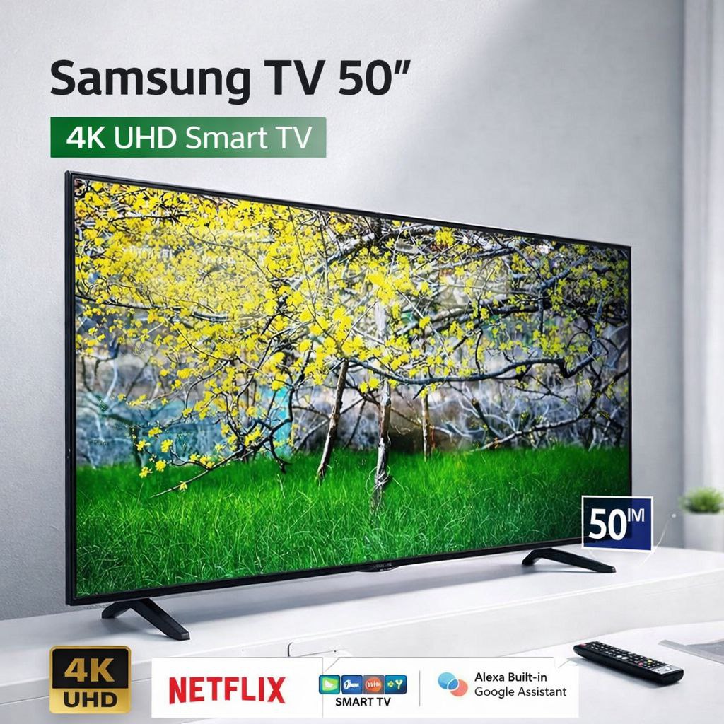 Samsung TV 50” 4K UHD Smart