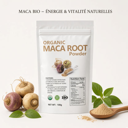 Vous Manquez d'Énergie ? Découvrez la Puissance de la poudre de Maca Bio 100 % Naturelle